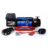 Elektrický naviják s dálkovým ovládáním a syntetickým lanem (+ 40 kg)